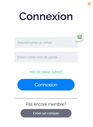 Connexion des membres du Midas Luck Casino
