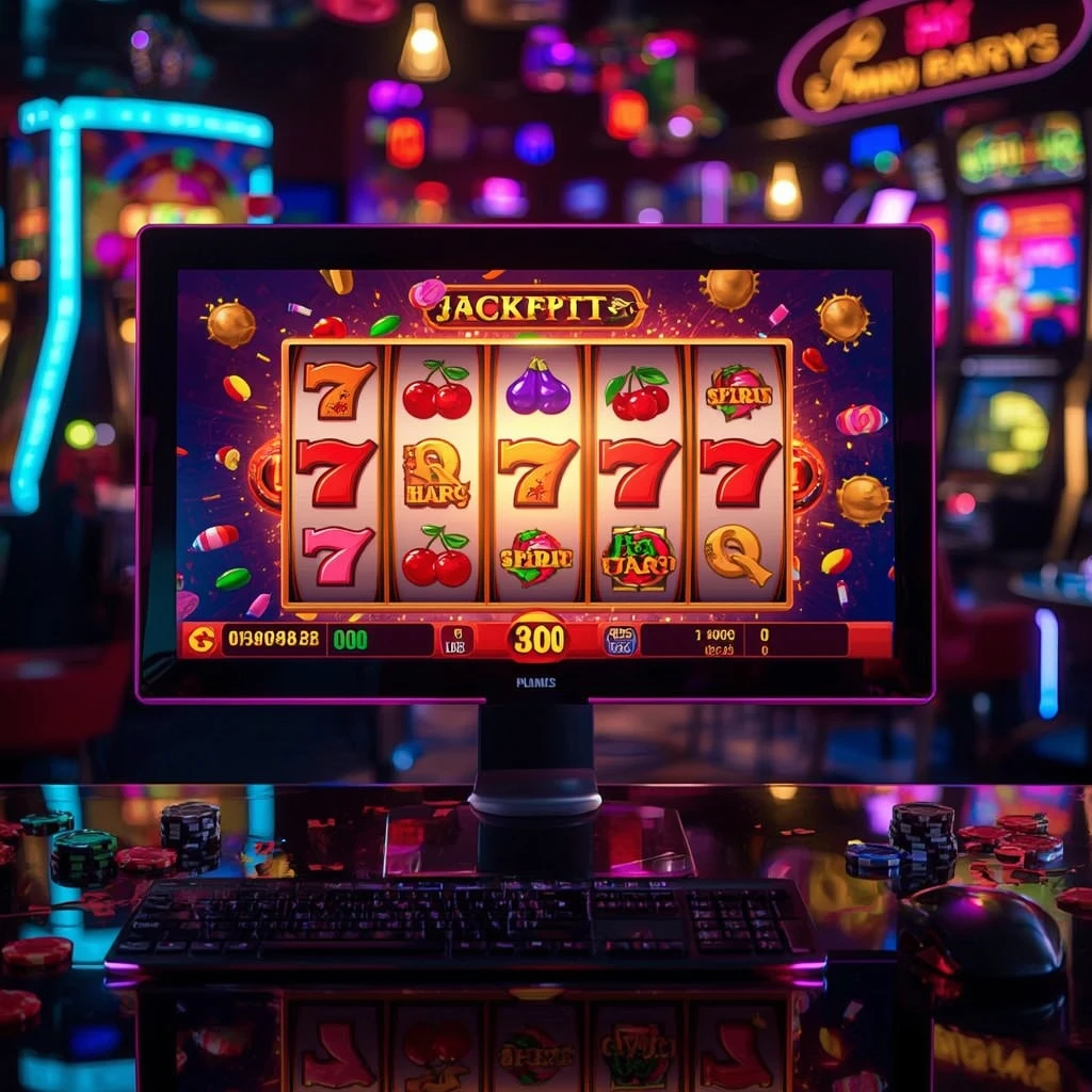 slots sur le moniteur Midas Luck Casino